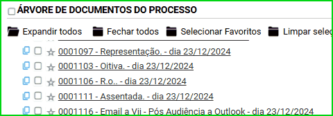 Copiar índex da árvore