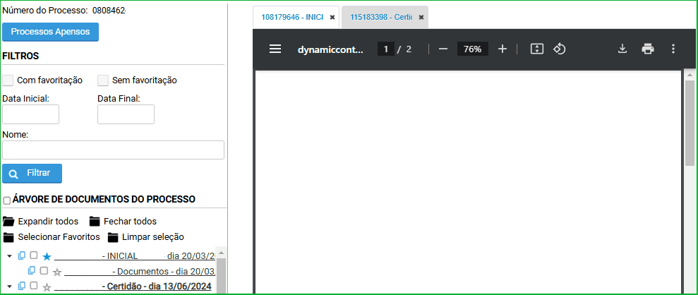 Visualizando Documentos