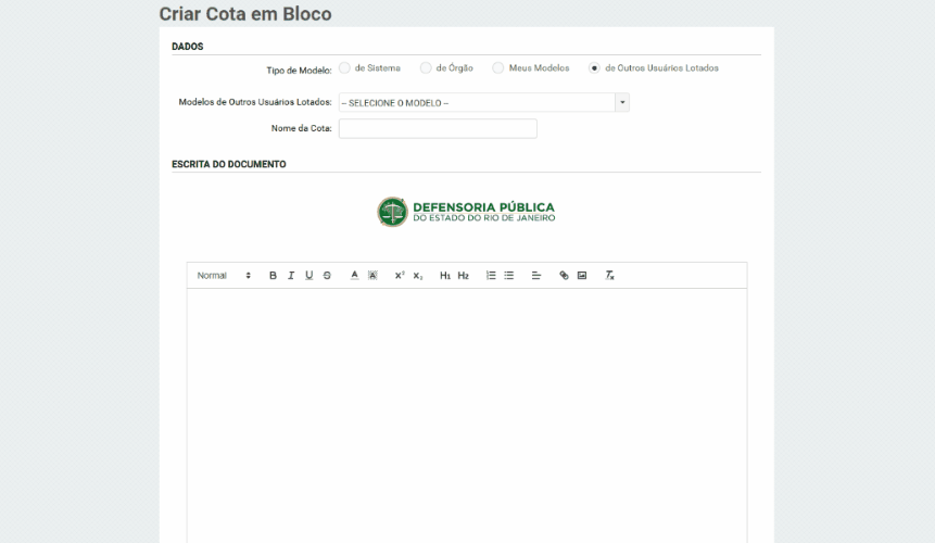 Possível Classificação