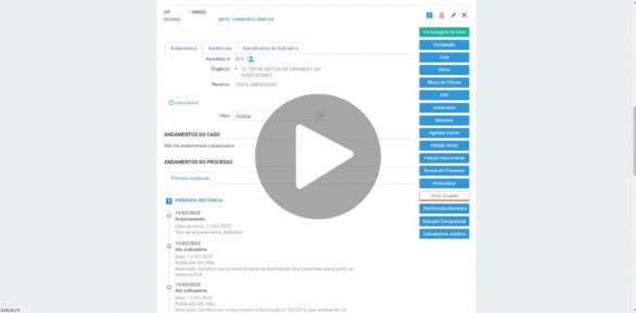 Unificando Casos Processuais