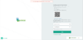 Passo 2: Na tela será exibido um QR Code para vincular o aplicativo autenticador ao seu acesso no sistema Verde.